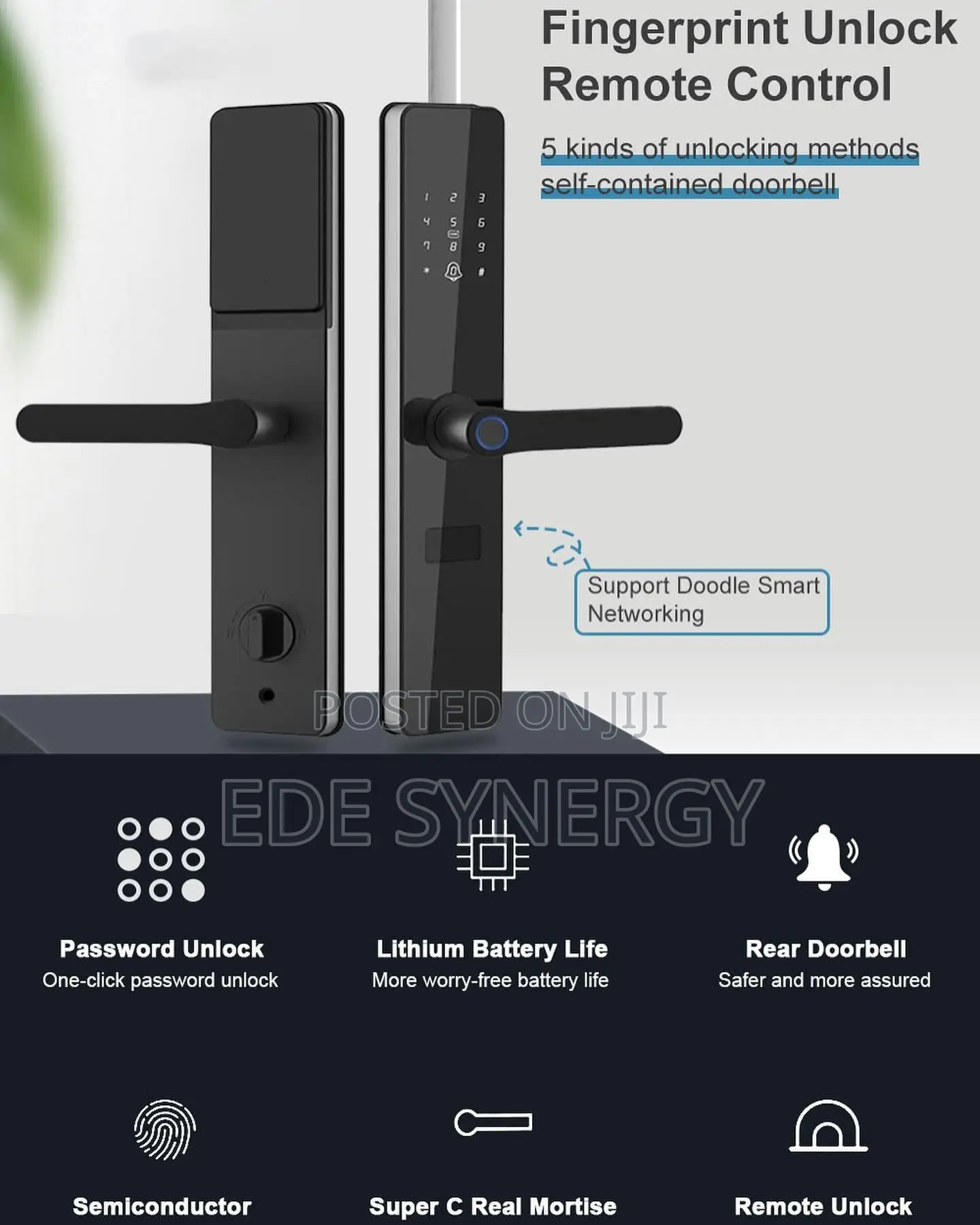 Wifi Smart Lock With Fingerprint Technology