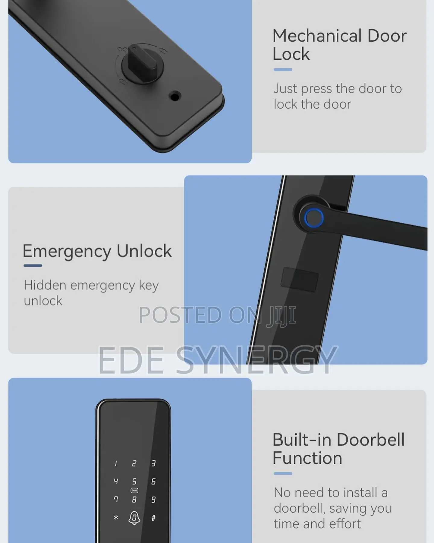 Wifi Smart Lock With Fingerprint Technology