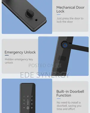 Wifi Smart Lock With Fingerprint Technology