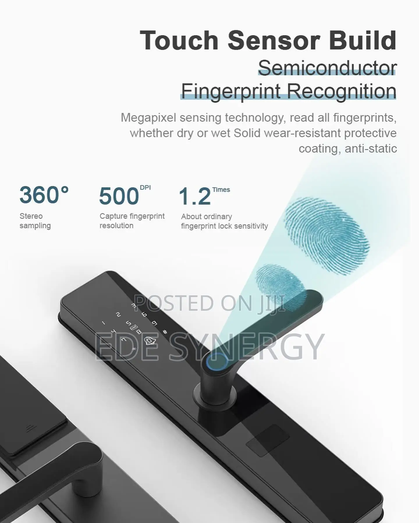 Wifi Smart Lock With Fingerprint Technology