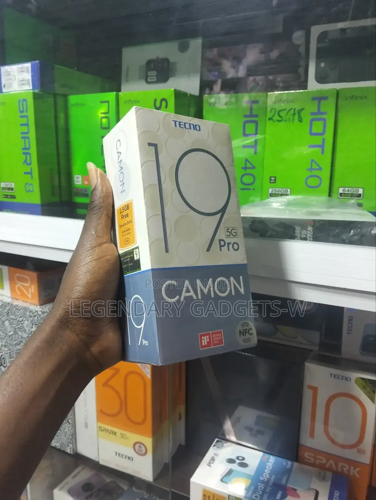 New Tecno Camon 19 Pro 5G 256 GB