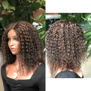 Piano Colored Water Curls Wig