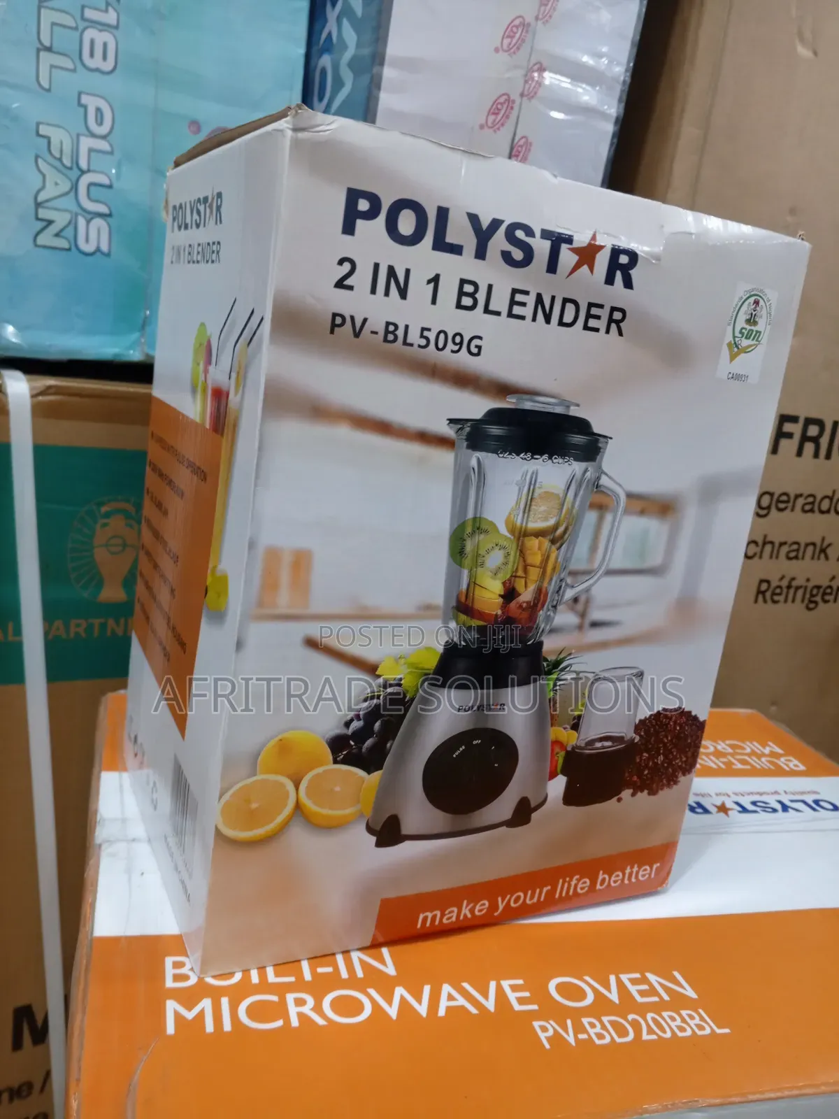 Polystar 2 in 1 Blender-Mixmaster