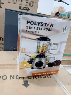Polystar 2 in 1 Blender- Valuable Kitchen Addition