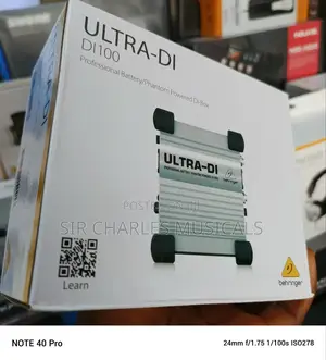 Behringer ULTRA-DI DI100 Professional Di Box