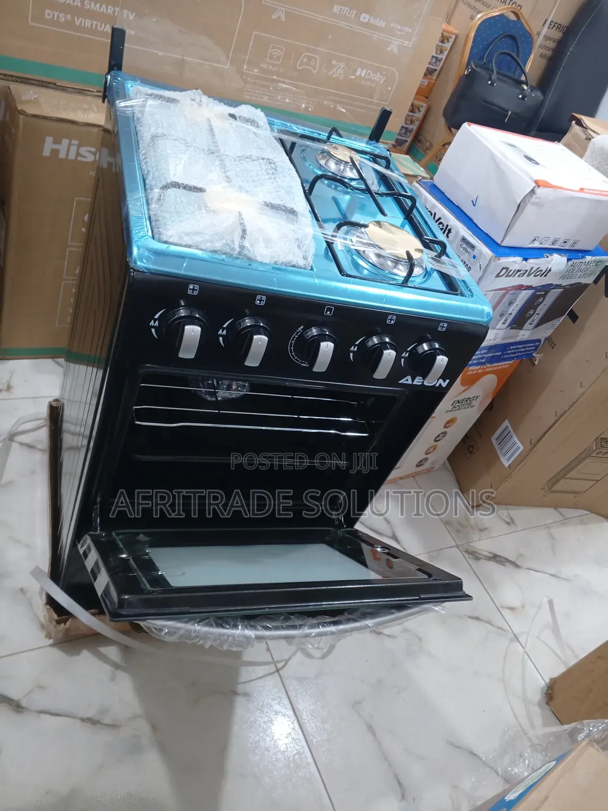 Aeon 4-Burner Gas Cooker- Ignition