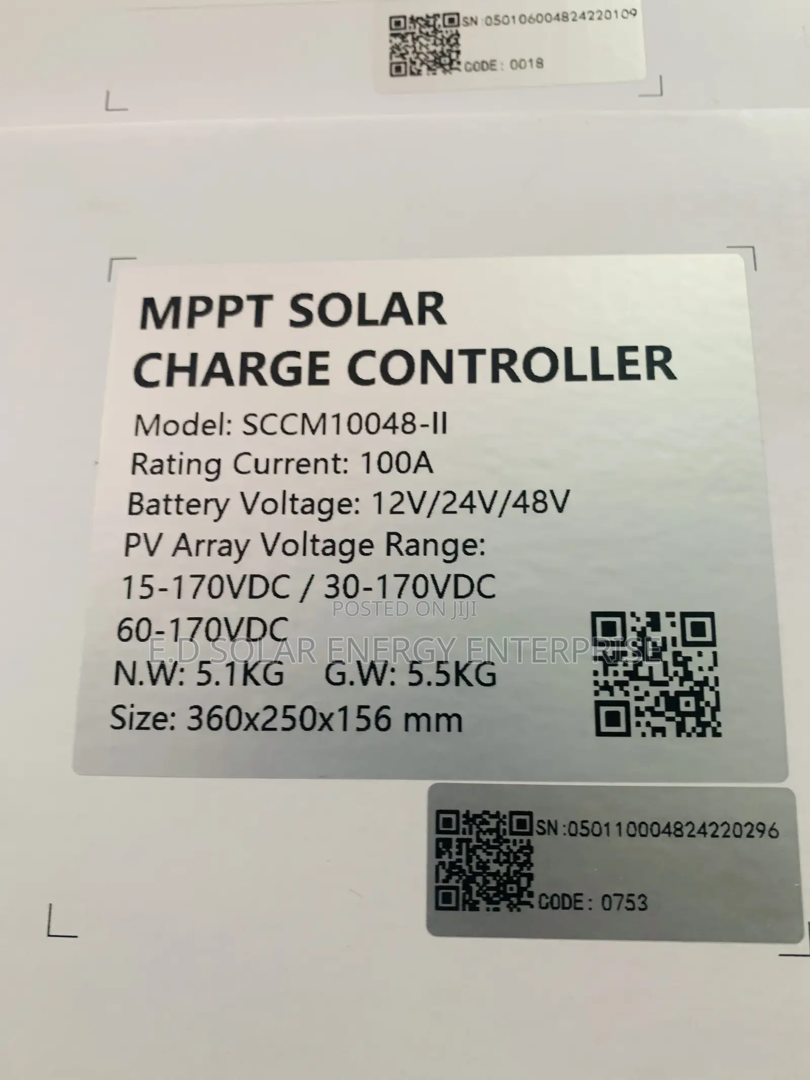 Felicity Solar Charger Controller 100ah 48v Available Now