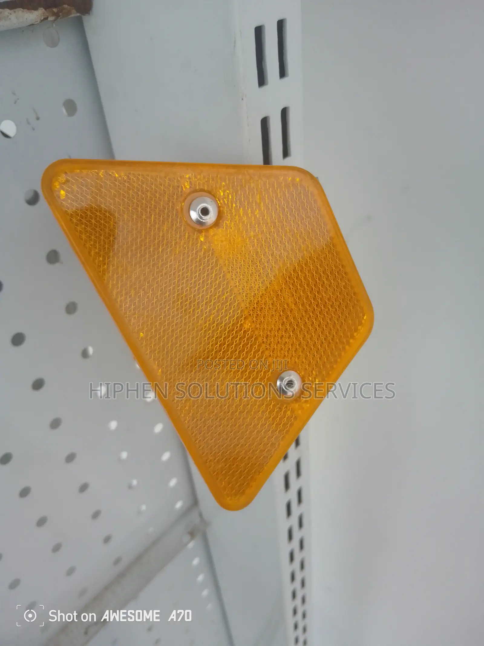 Aluminum Indicator Yellow Guard Rail Reflectors