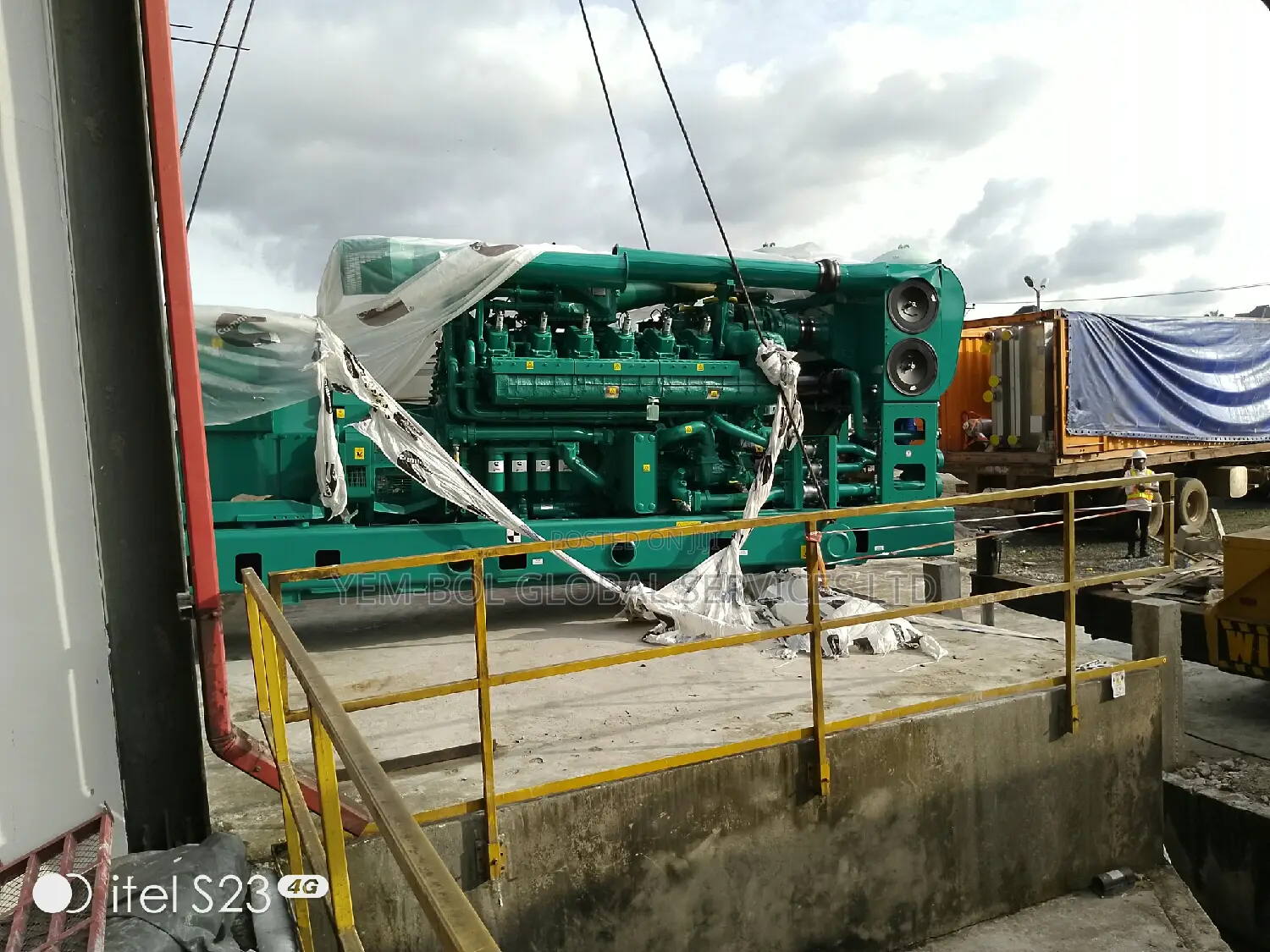 CNG Industrial Generator Installation