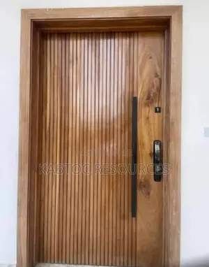 Hardwood Security Smart Door