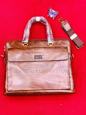 Mont Blanc Quality Luxury Laptop Bag