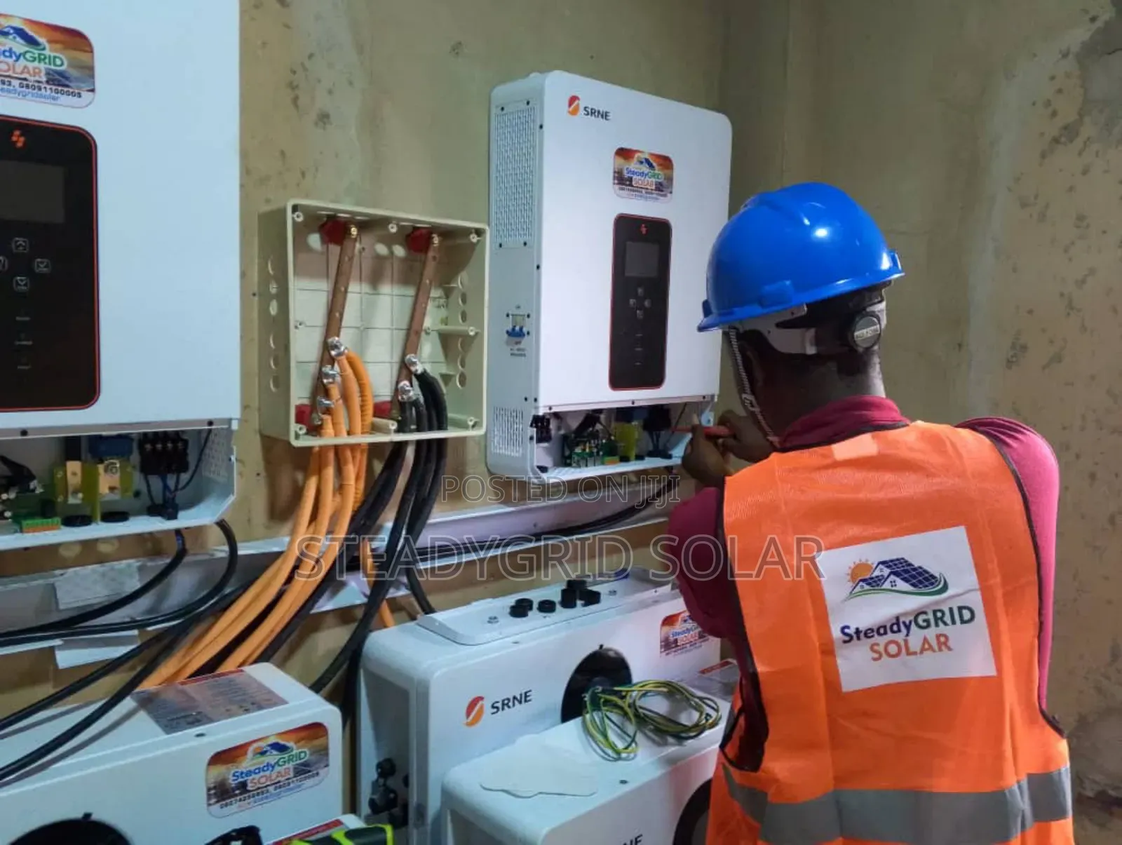 Professional Installed 30kva Srne Inverter 60kwh Lithium Bat