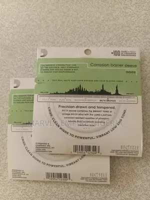 2 Sets Daddario Medium Light Acoustic Strings Ez920
