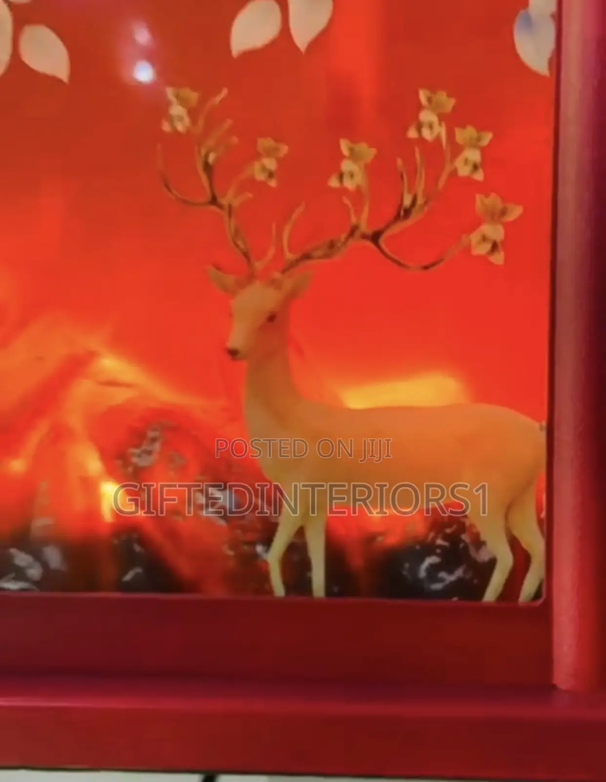 LED Fireplace Lantern Suitable for Bed Lamp or Tv Console