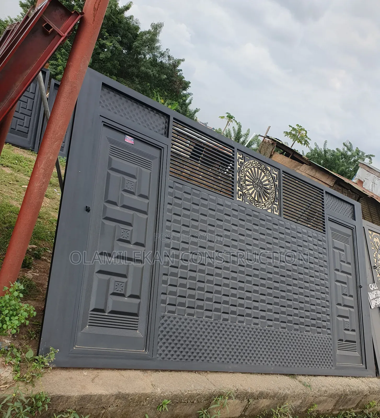 Versace Design Sliding Gate
