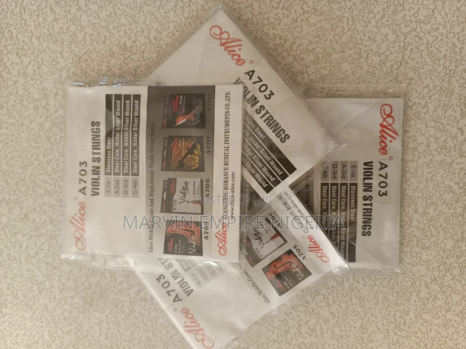 Alice Violin Strings- 4 Strings Set A703