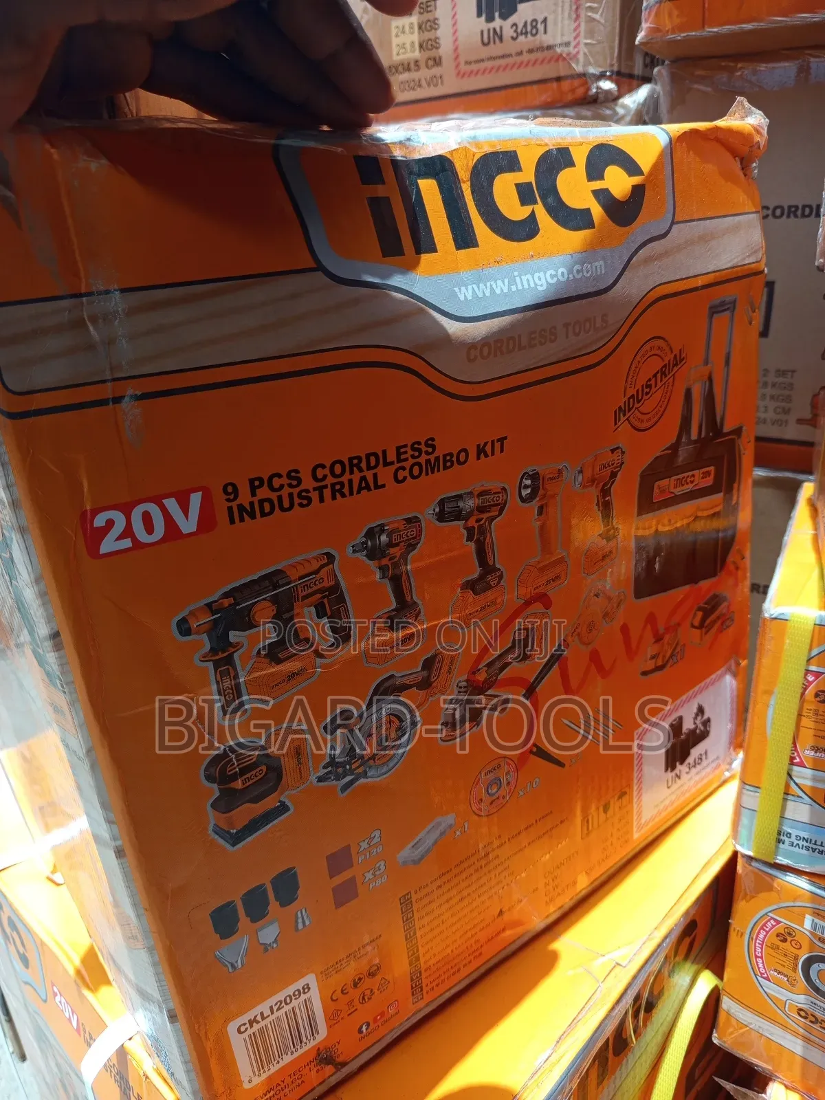 9in1 Cordless Industrial Combo Kit