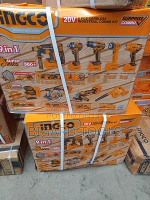 9in1 Cordless Industrial Combo Kit