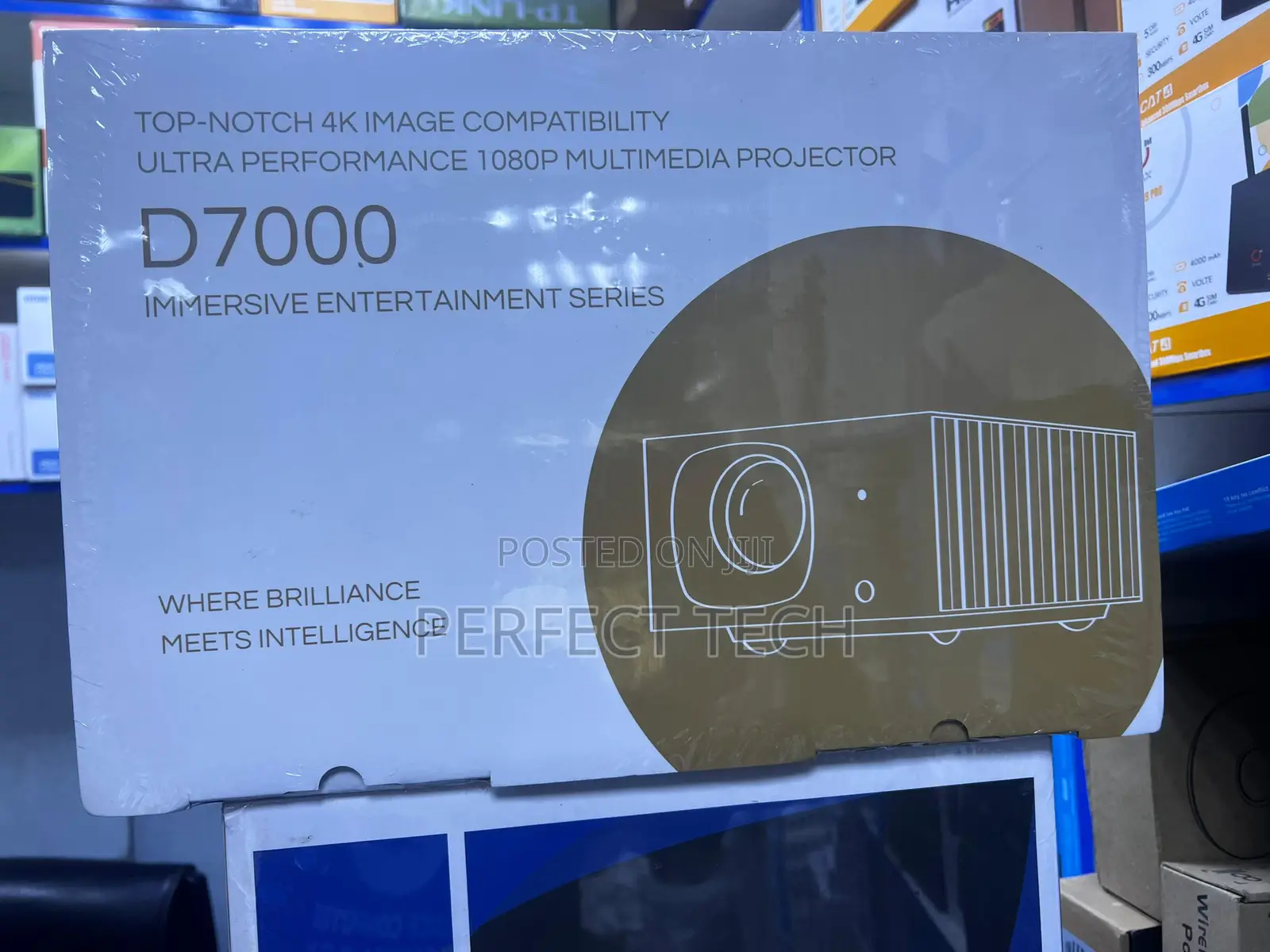 Vivibright D7000 Android Version Projector 7000 Lumens