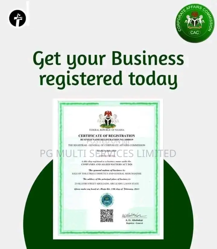 Cac Business Name Registration