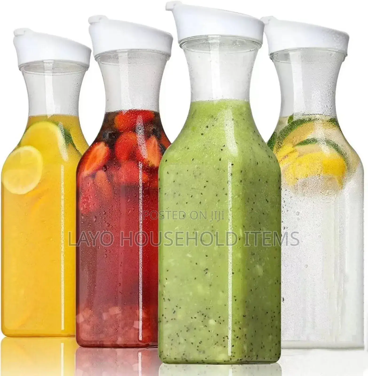 Transparent Juice Bottle