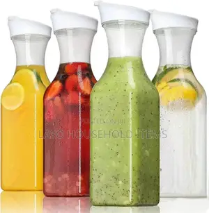 Transparent Juice Bottle