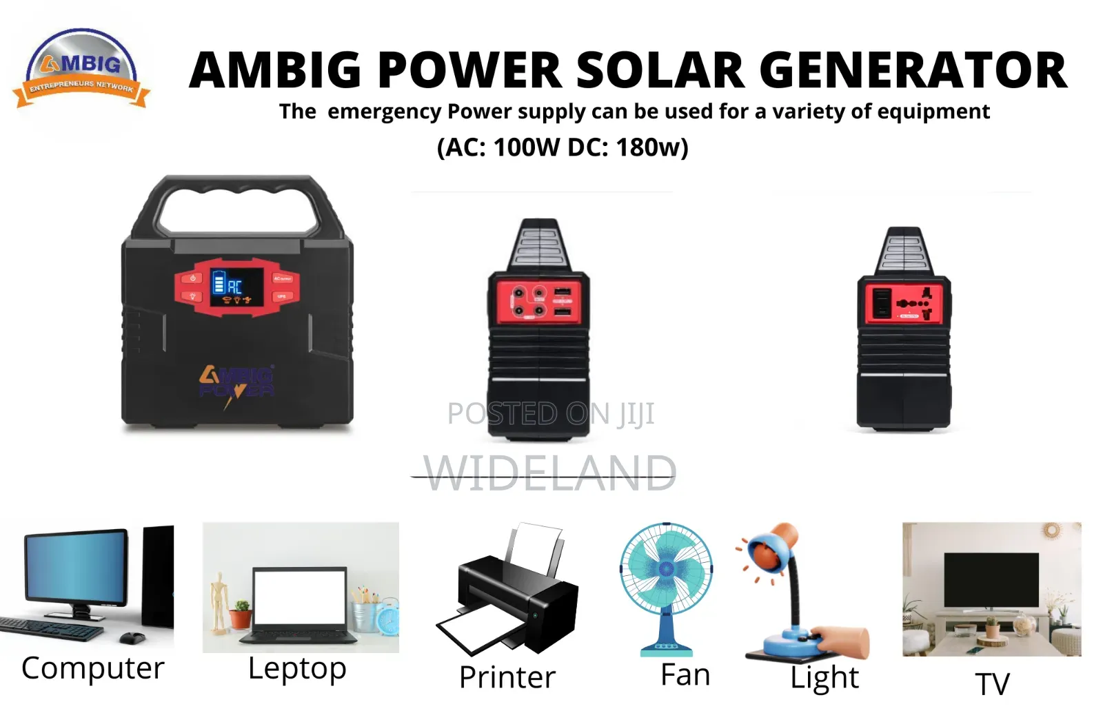 Ambig Portable Solar Generator