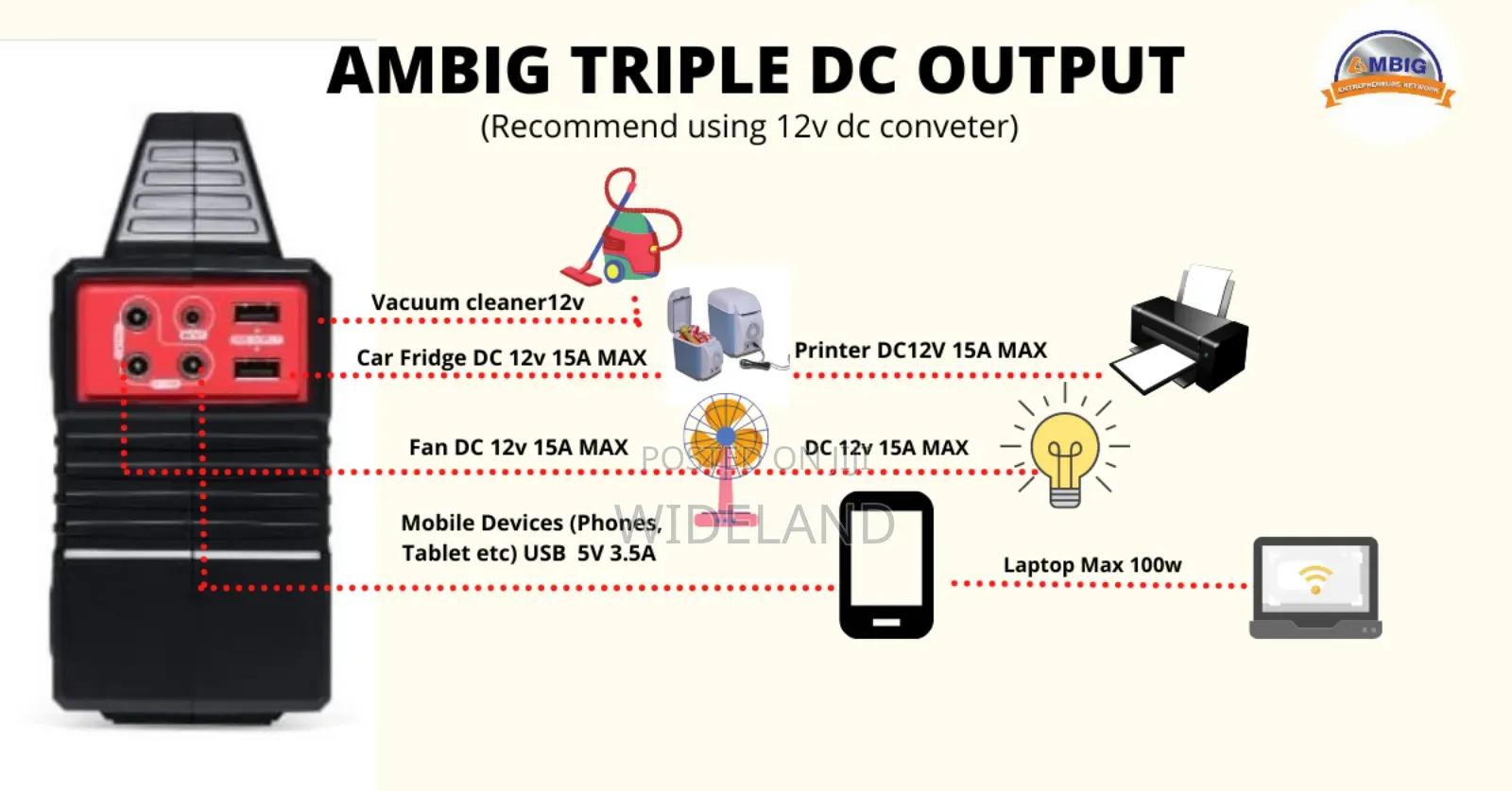 Ambig Portable Solar Generator