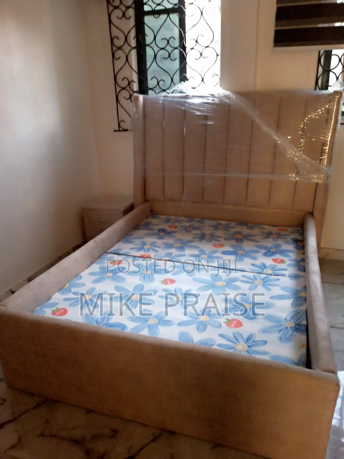 A Quality 4.5ft by 6ft Upholstery Bedframe