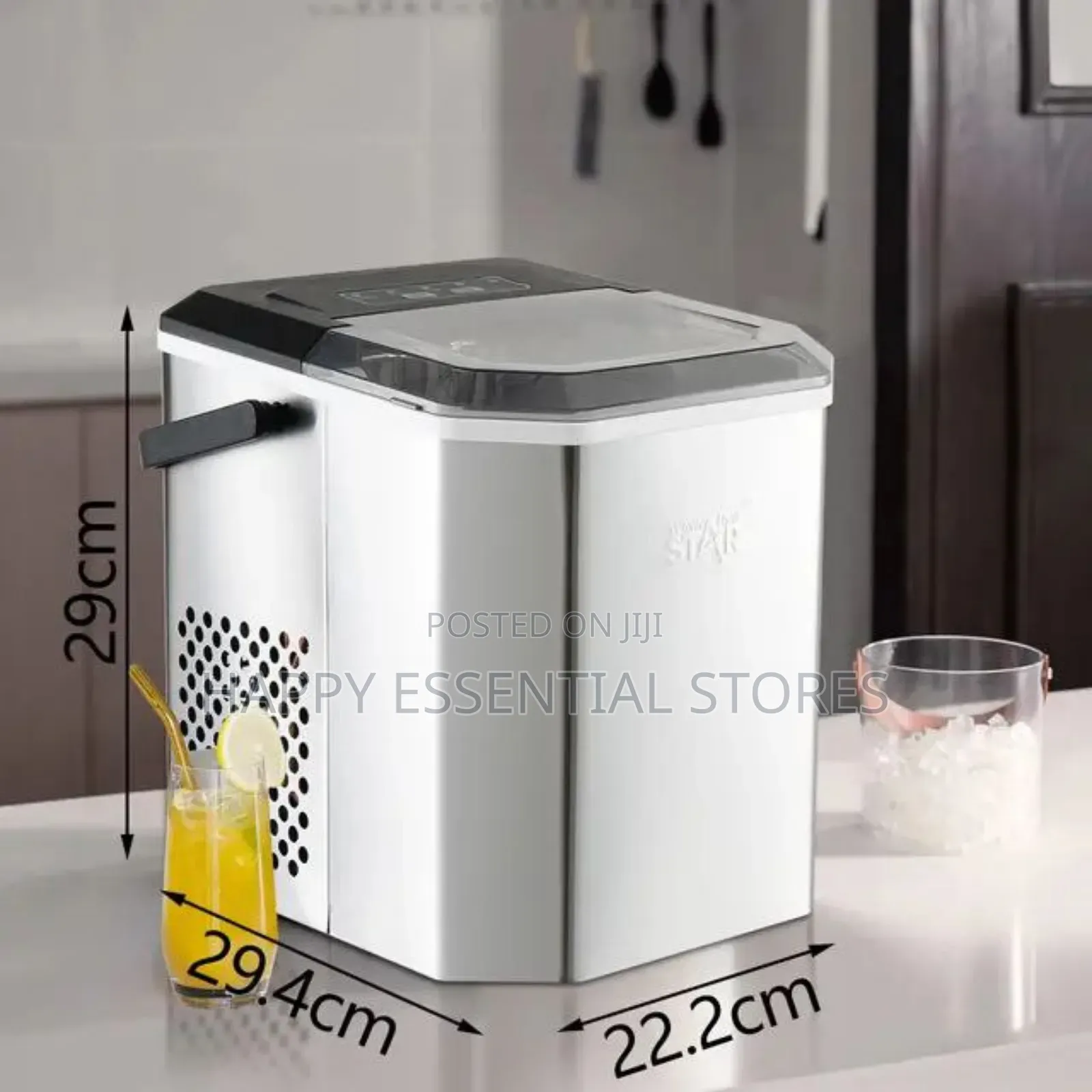 Stainless Automatic Ice Cube Maker 1.2liters Capacity 
12kg