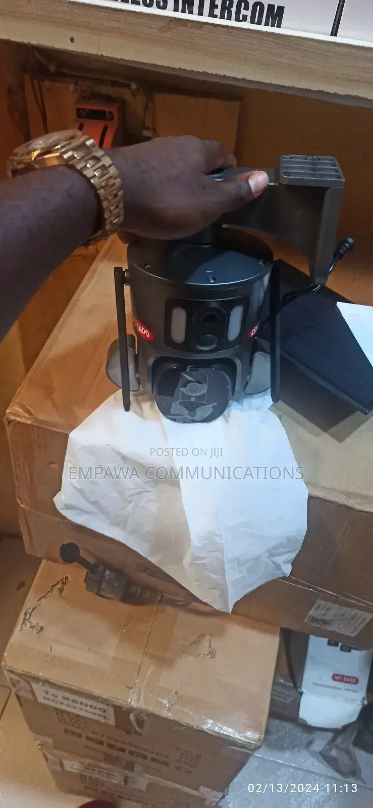 Dual Lens CCTV Solar Camera