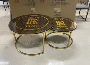 Modern Round Nesting Table Set
