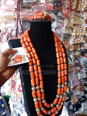 Photo - Coral Beaded Necklace 3 Layers