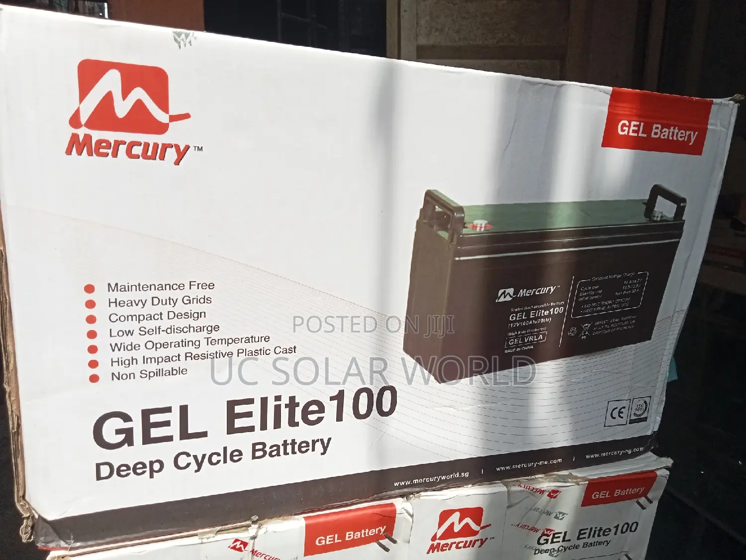 100ah Mercury Gel Elite Battery