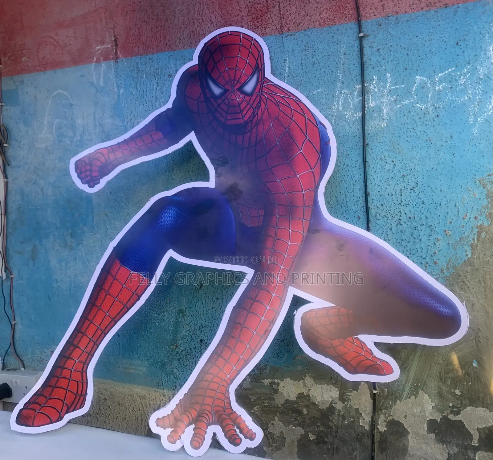 Spider Man Foam Board Cutout