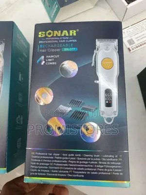 Professional Rechargeable Hair Clipper, Cordless Clipper