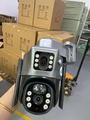 V380pro Solar PTZ Camera Dual Lens 5mp With Human Tracking