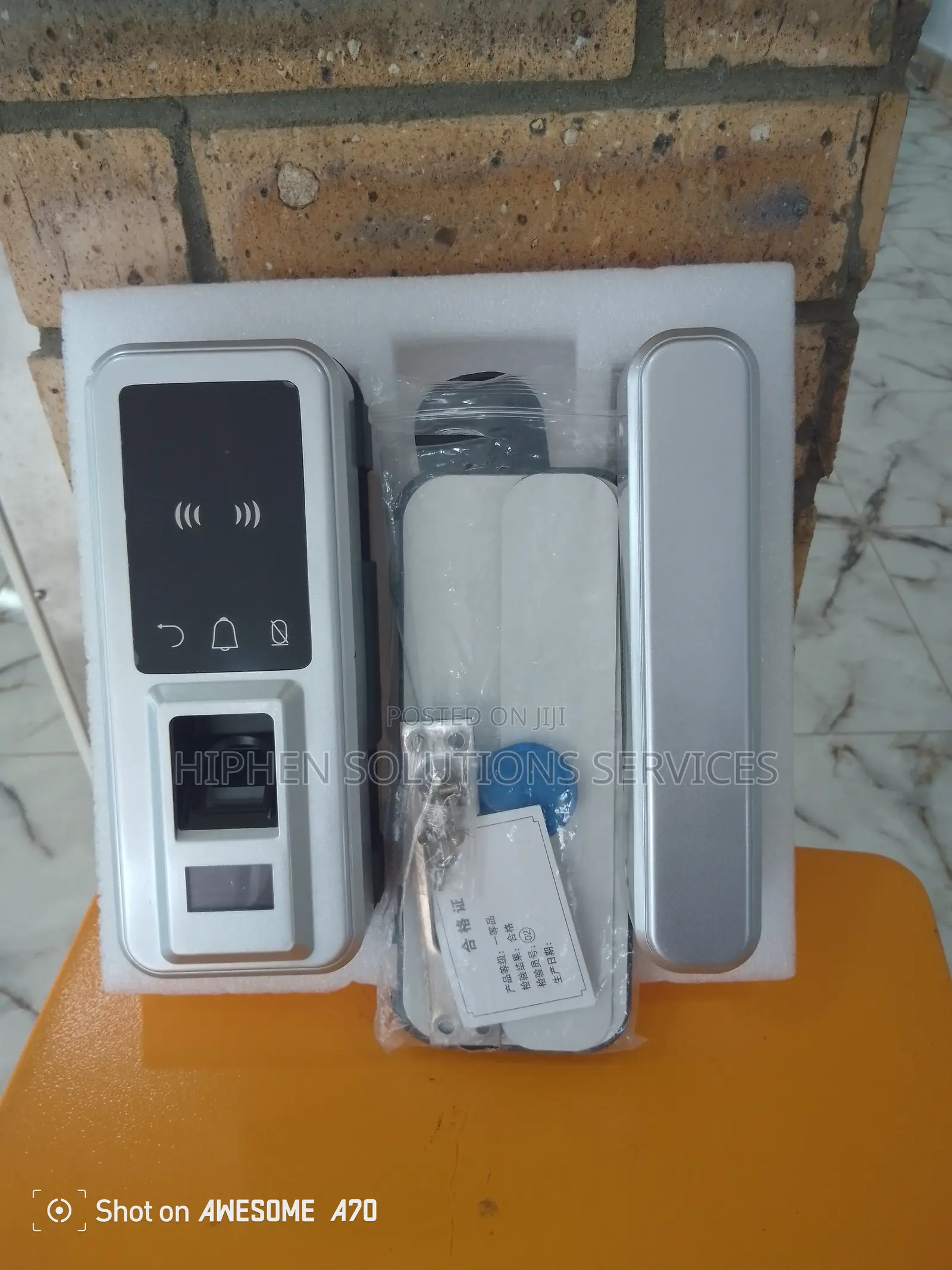 Electronic Smart Glass Door Lock