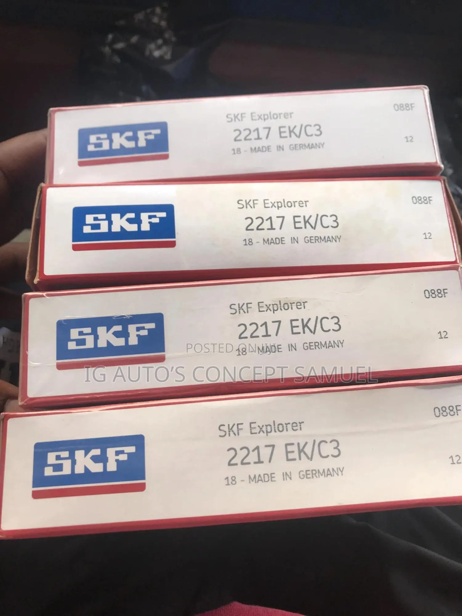 SKF Bearing 2217ek /C3