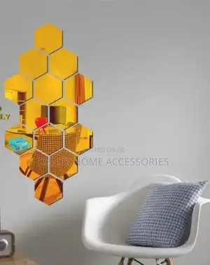 Gold Self Adhesive Mirror (12pcs)