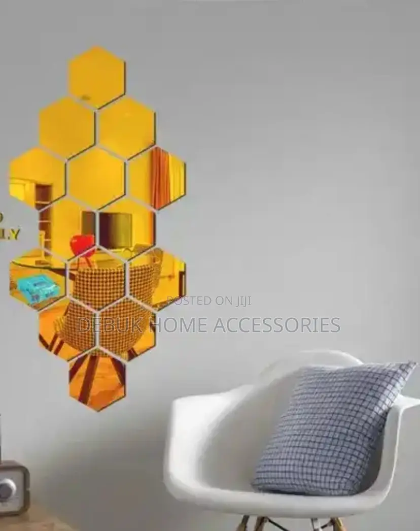 Gold Self Adhesive Mirror (12pcs)