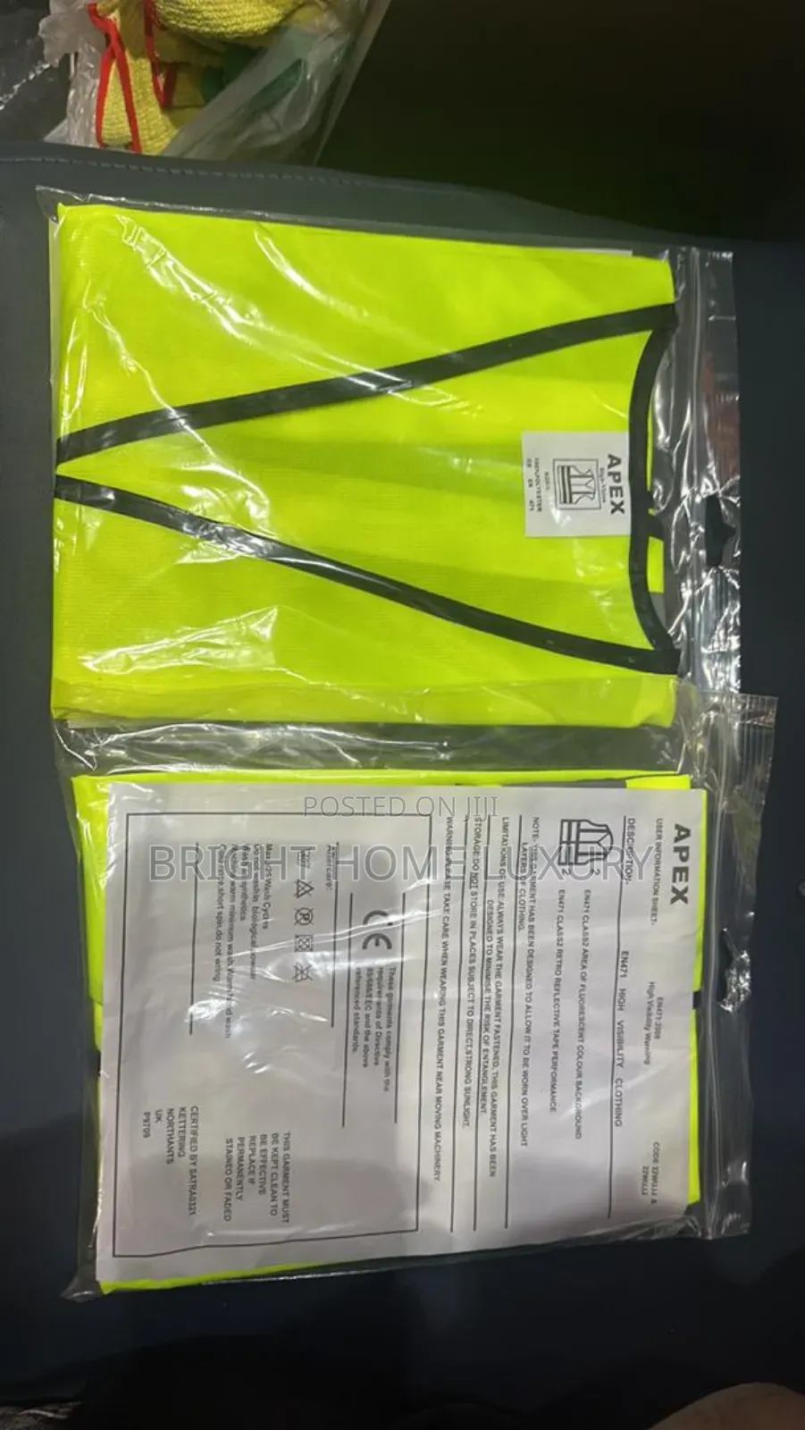 Reflective Jacket Lemon