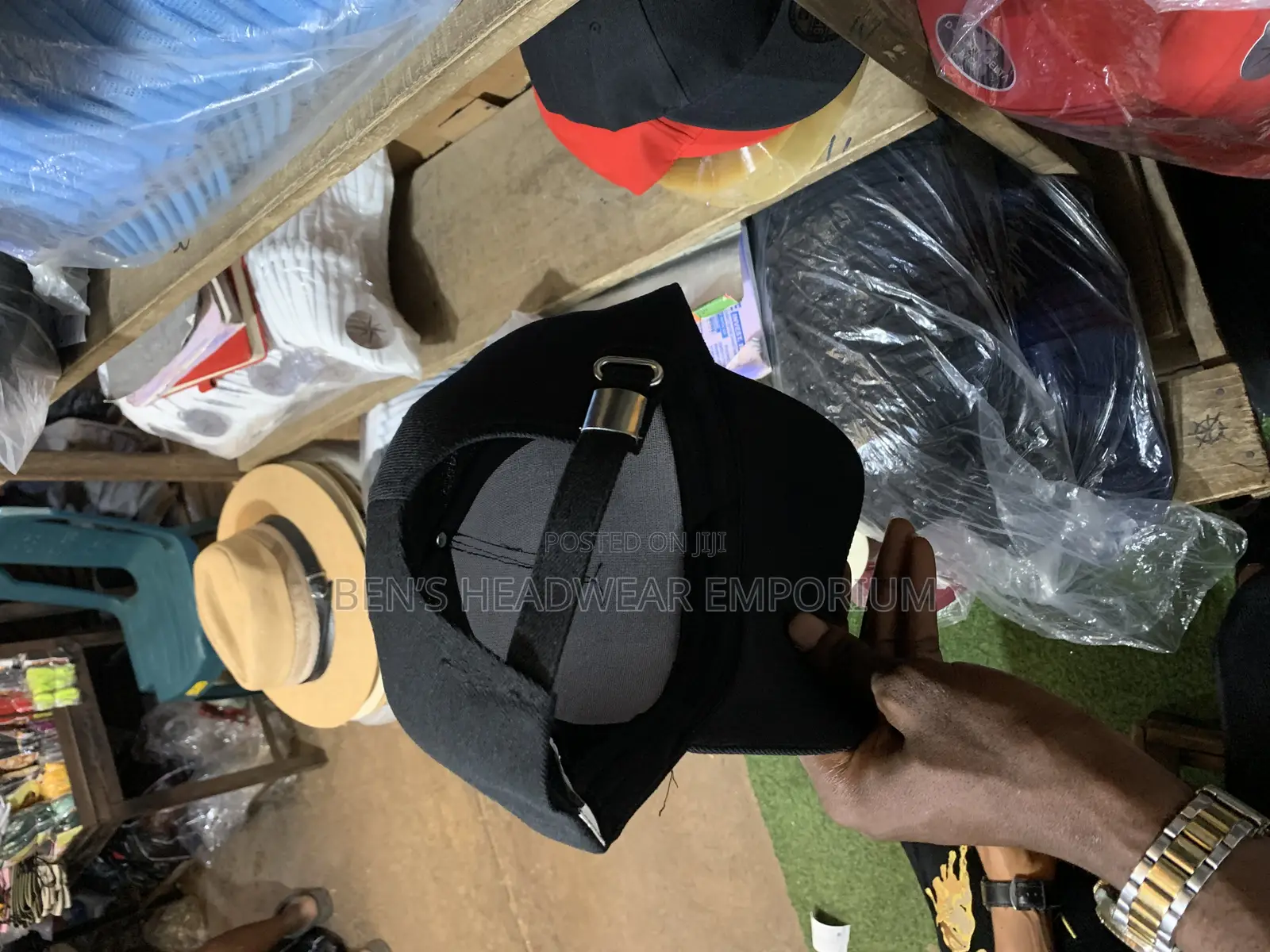 5-Panel, High-Quality Buckle Face Cap."