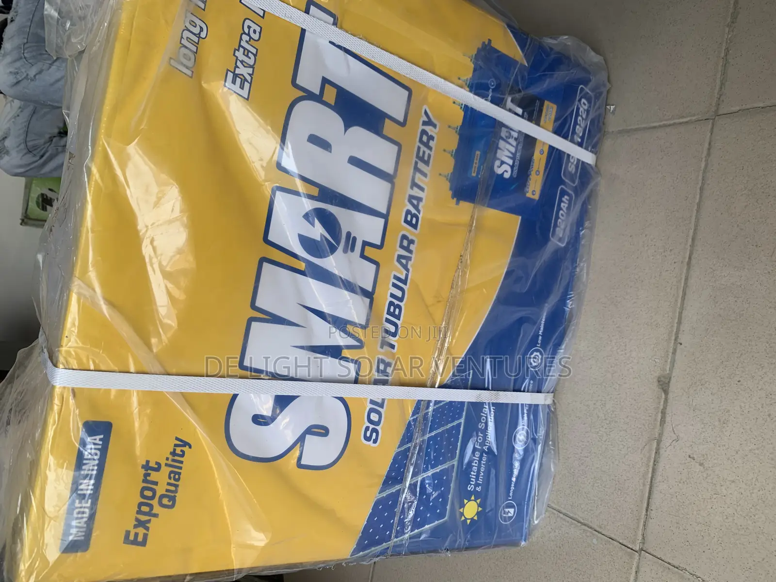 Smart Solar Tubular Battery 220ah Available
