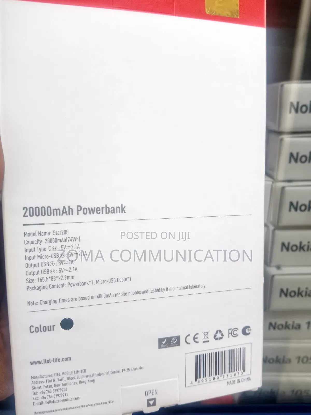 20,000mah Battery Capacity