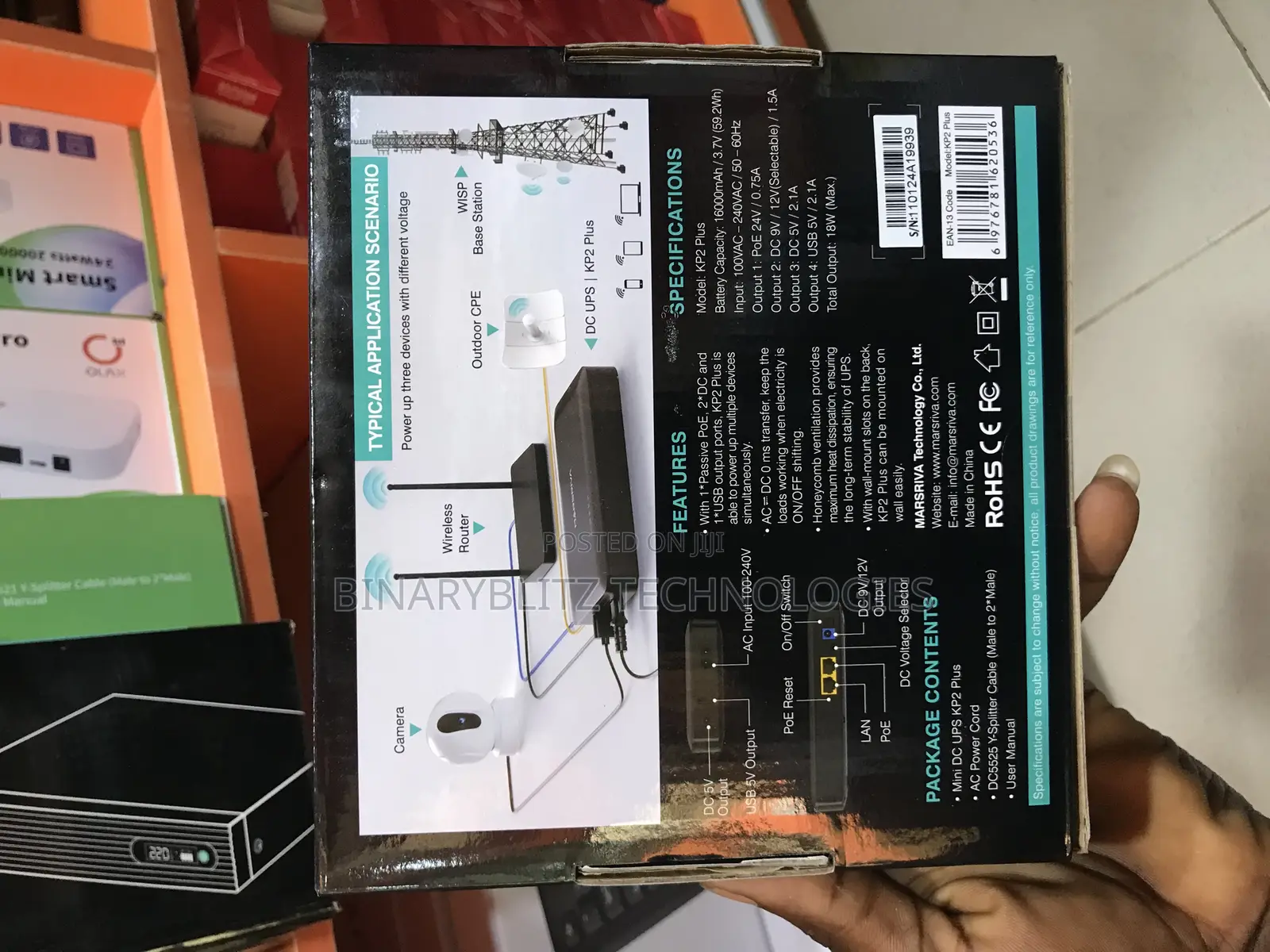 MARSRIVA 16000mah Smart Mini Ups