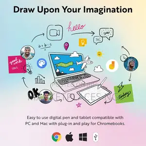 One by Wacom Medium Drawing Tablet – Portable Versatile