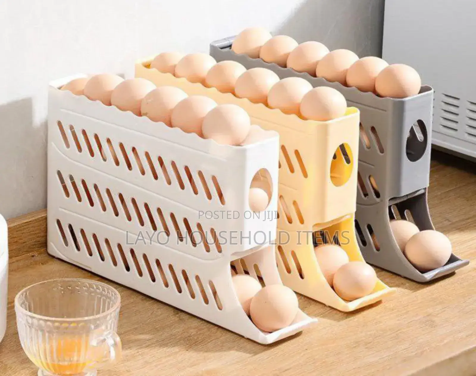 Rolling Egg Rack