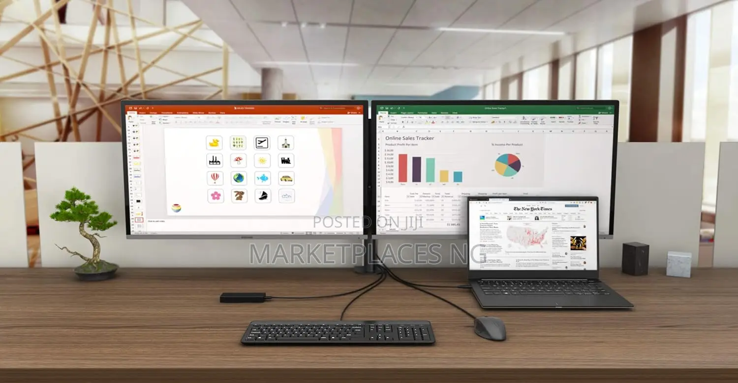 I-Tec USB-C Dual Docking Station - 100W PD