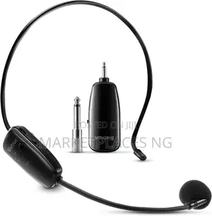 Wireless Microphone Headset, UHF Wireless Headset Mic System